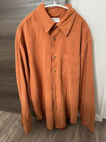 COVINGTON 오렌지 빈티지 긴팔 셔츠 L/G 42-44