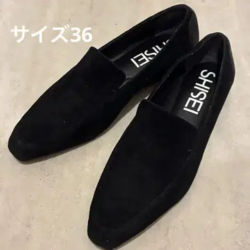 SHISEI 블랙 로퍼 36