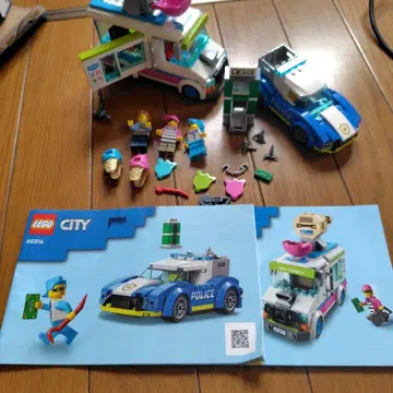 [ 중고 사용품 ] 레고 60314 시티 아이스크림 트럭을 쫓아라