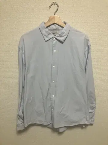 YAECA 라이트 블루 긴팔 셔츠 SMALL