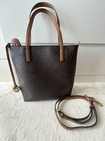 Michael Kors 토트백 다크 브라운