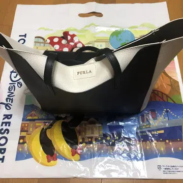 FURLA 토트백 블랙/화이트