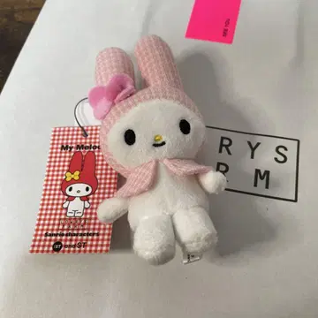 로리즈팜 마이멜로디 토이 키링 (핑크 체크)