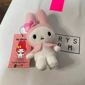 로리즈팜 마이멜로디 토이 키링 (핑크 체크)