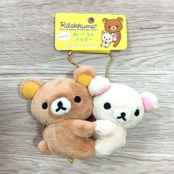 리락쿠마 나카요시 봉제 인형 홀더 리락쿠마 x 코리락쿠마 레어