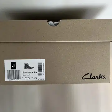 Clarks Batombe Cap 블랙 부츠 10 G