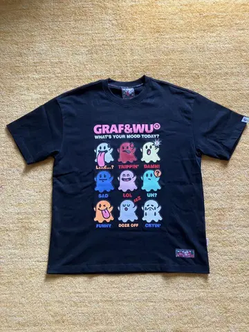 GRAF&WU 캐릭터 T셔츠 XL 블랙