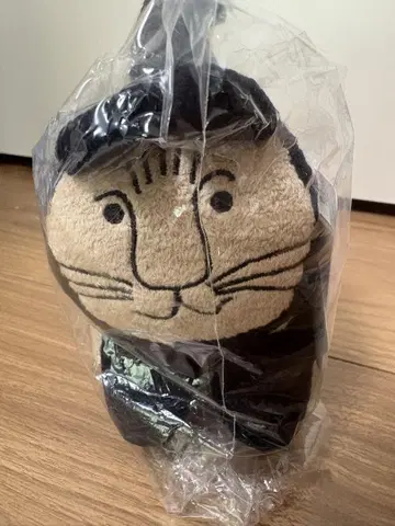 택 포함 리사 라슨 블랙 꼬리 고양이 봉제 인형 [ 즉시 구매 OK ]