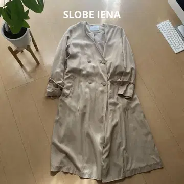 SLOBE IENA 베이지 트렌치코트