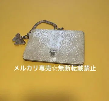 ANNA SUI 안나수이 패스케이스 로즈하트 베이지