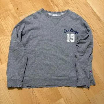 Champion 그레이 맨투맨 L San Diego 19