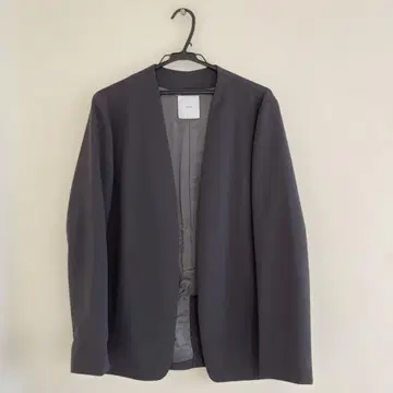 Lui's 노카라 자켓 다크 그레이 M 사이즈 버튼리스