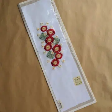 꽃무늬 자수 장식용 깃 일본제