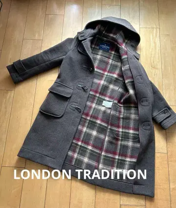 LONDON TRADITION 더플 코트 34 사이즈 브라운 계열