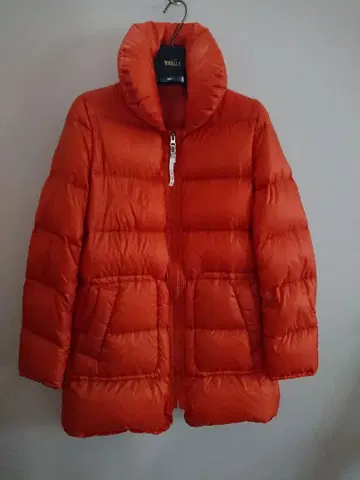 NON NO 둥근 카라 다운 자켓 오렌지