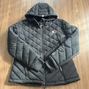 TOMMY HILFIGER 블랙 퀼팅 자켓 XL