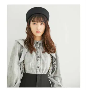 숄더 프릴 퍼프 슬리브 블라우스