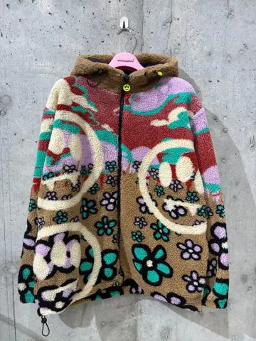 [ 미사용 새상품 ] BARROW 후드 부착 플리스 자켓 size M