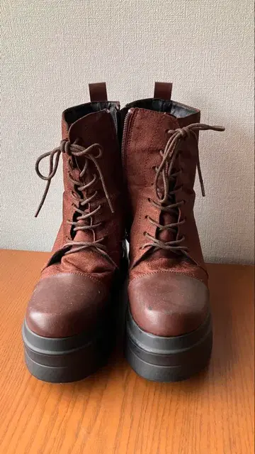 요스케 레이스업 부츠