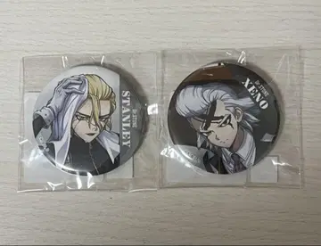 Dr.STONE 레이니데이 제노 스탠리 캔뱃지