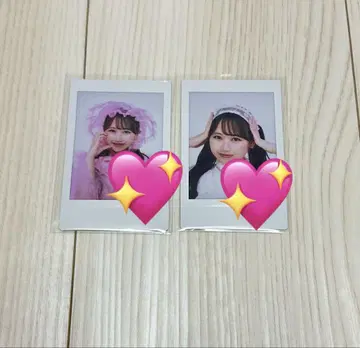 Piki 프린트 폴라로이드 마츠모토 카렌 타워 레코드 2장 세트