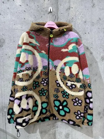 [ 미사용 새상품 ] BARROW 후드 부착 플리스 자켓 size L