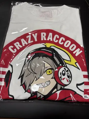 Crazy Raccoon 달마갓 T셔츠