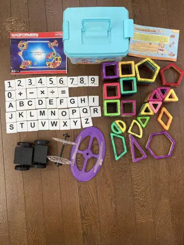 MAGFORMERS (62P) + 호환품 (HannaBlocks)