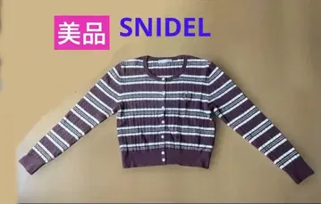 스나이델 가디건 숏 기장 니트 SNIDEL 니트