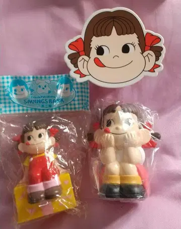 후지야 페코짱 저금통 2개 & 타퍼