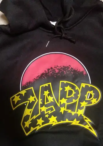ZAPP 후드 부착 후드티 블랙 L