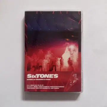 SixTONES/칸세이노호소쿠 in DOME DVD (3매 세트)