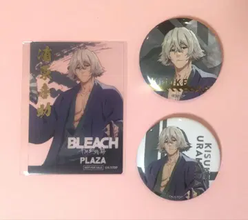 BLEACH PLAZA 우라하라 키스케 캔뱃지, 클리어 카드