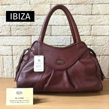 [미사용] IBIZA 천연 가죽 핸드백 '90s 빈티지