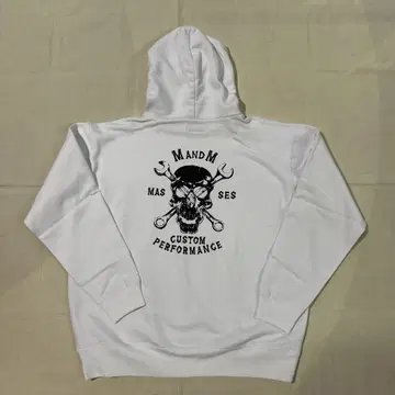 M&M x MASSES HOODED SKULL / M WHITE