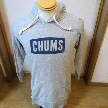 CHUMS 그레이 후드티 M