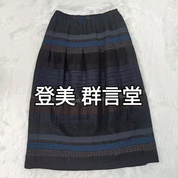 토미 군겐도 이와미긴잔 스커트 롱 스커트 일본풍 패턴