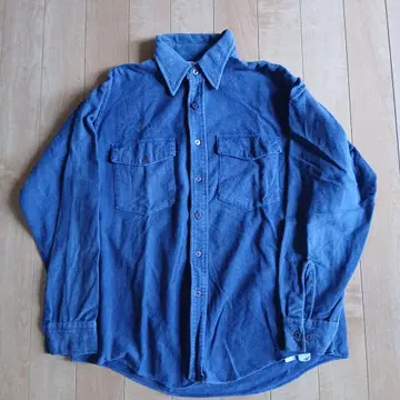 80s duxbac 샤모아크로스 셔츠