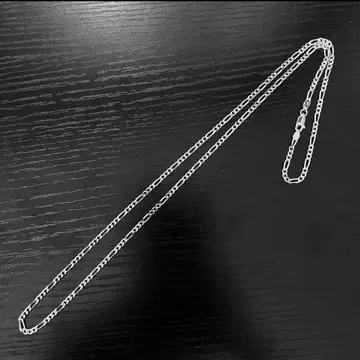 실버 925 목걸이 피가로 체인 60cm