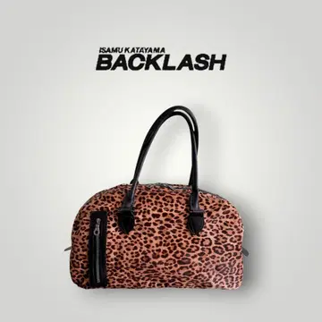 BACKLASH 초레어 초레어 레오파드 무늬 보스턴 백 riri