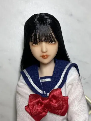 오비츠 27 커스텀 인형 헤드 블랙 1/6 인형