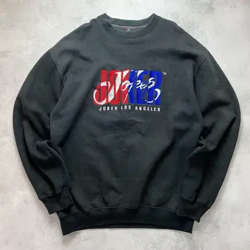 JOKER LOS ANGELS 트레이닝복 맨투맨 블랙 2XL