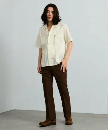 Wrangler/랭글러 런처 플레어 드레스 팬츠 슬랙스 브라운