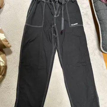 XLARGE 블랙 팬츠 XLARGE