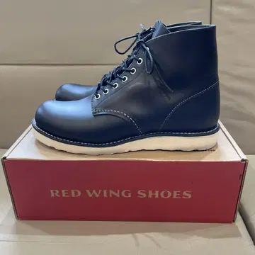 RED WING 8165 SHOES 블랙 가죽 부츠 27cm