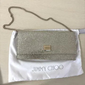 JIMMY CHOO 지미추 라메 클러치백 파티백 새상품급