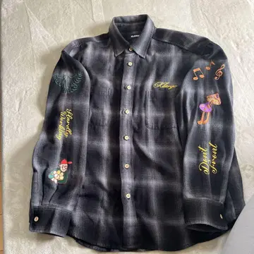 XLARGE 체크 무늬 긴팔 셔츠 M