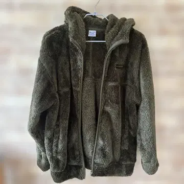 Champion 플리스 자켓 L 사이즈 올리브 그린