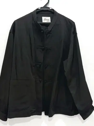 글로스터 블랙 노카라 차이나 자켓