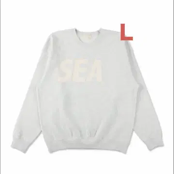 WIND AND SEA 크루넥 스웨트셔츠 블랙 L